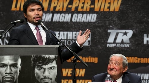 Bob Arum: 'Manny Pacquiao is bound and determined, not only to win this fight, but to beat up Floyd Mayweather'