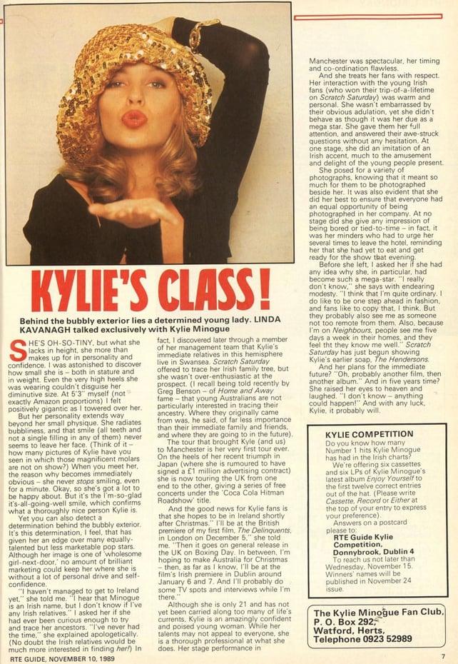 RTÉ Guide, 10 November 1989