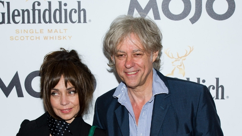 Jeanne Marine with Geldof