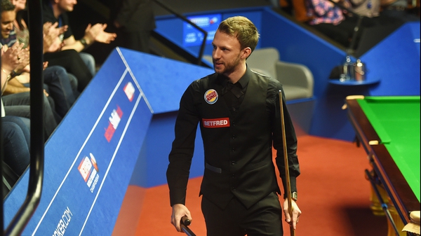 Judd Trump needed one frame to complete the win this morning