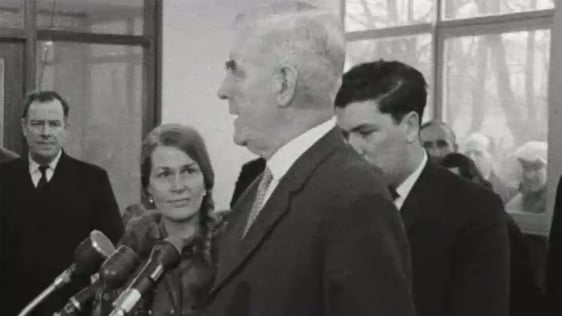 Eddie McAteer, leader of the Nationalist Party, 25 February, 1969.