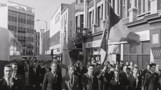 Tricolour Carried in Easter 1969 Commemoration Parade in Derry on 6 April, 1969.