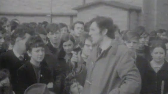 Scenes from Derry riots as filmed by RTÉ News on 20 April, 1969.