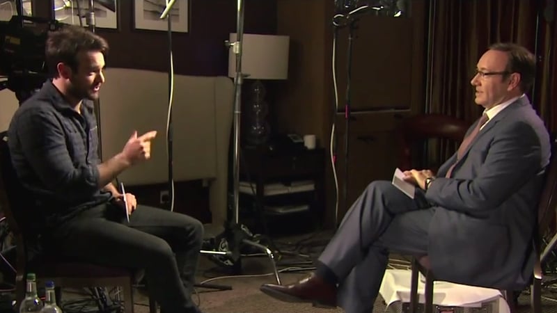 Cox and Spacey - Discuss their characters, superpowers, bringing their shows to the screen and their co-stars
