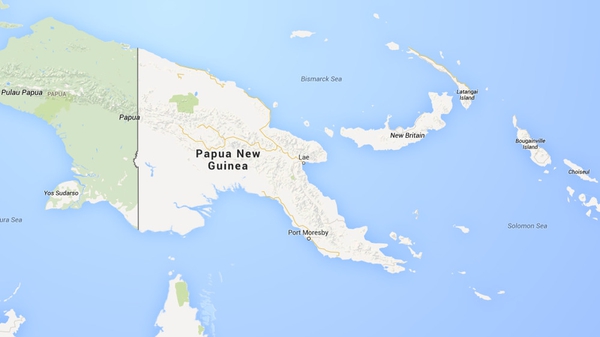 Two earthquakes have struck off Papua Guinea in two days (Pic: Google Maps)