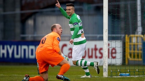 Mikey Drennan opened the scoring for Shamrock Rovers