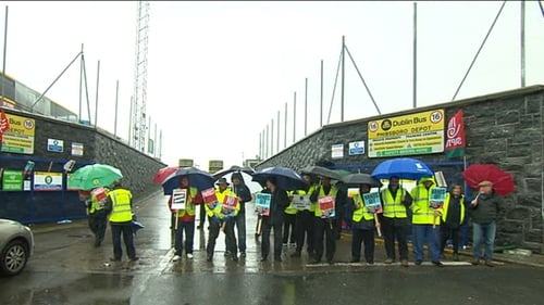 SIPTU and the NBRU members are on strike for a second day