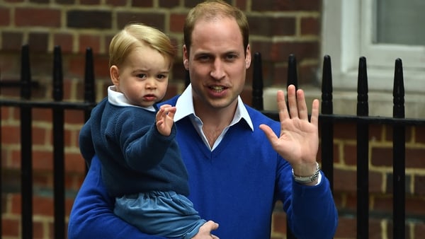 Prince William brings Prince George to meet his sister