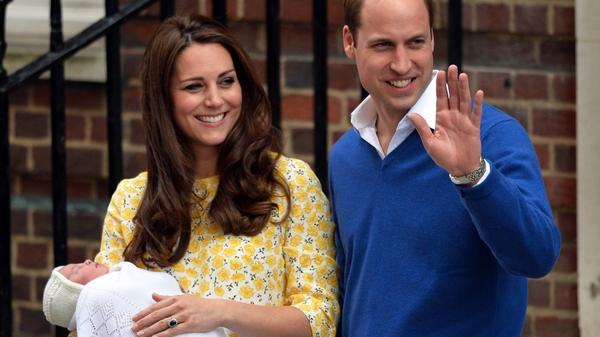Britain's Duchess of Cambridge and Duke of Cambridge introduce their new baby girl