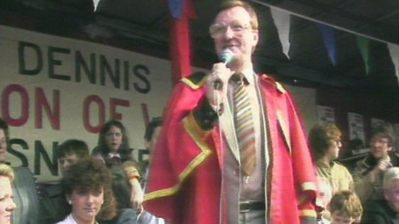 Dennis Taylor in Coalisland (1985)