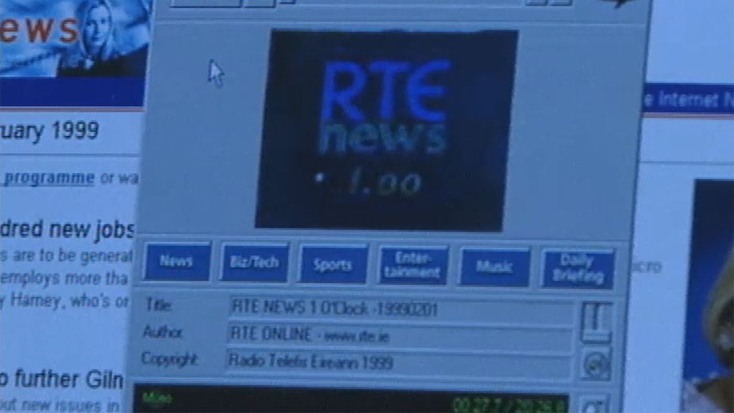 RTÉ Archives | Media | RTÉ News Goes Online