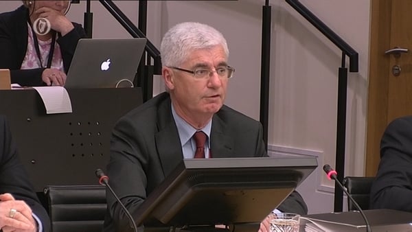 AIB's former chief economist John Beggs was speaking at the banking inquiry today