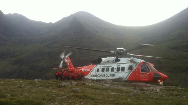 Members of the Kerry Mountain Rescue Team brought the woman to the bottom of the Devil's Ladder