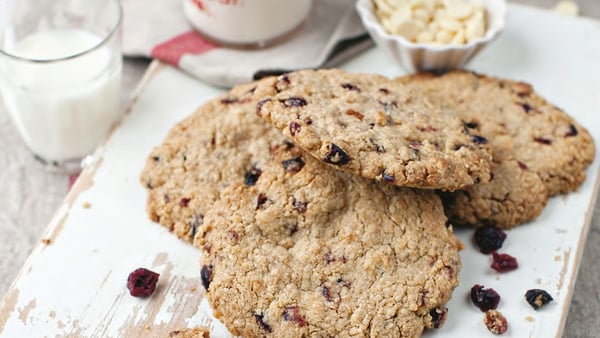 Neven Maguire's Oatmeal, Cranberry and White Chocolate Cookies