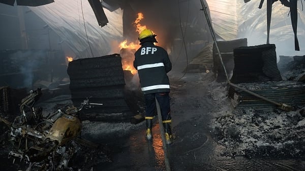 Firemen took four hours to get the blaze under control