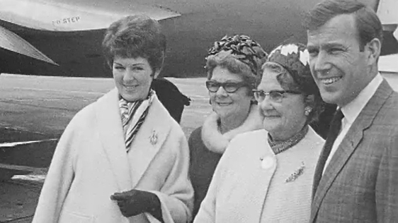 Val Doonican at Dublin Airport (1965)