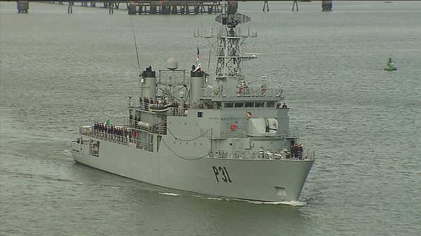 Completely refurbished in 2017, LÉ Eithne had been laid up since mid-2019 (File photo)