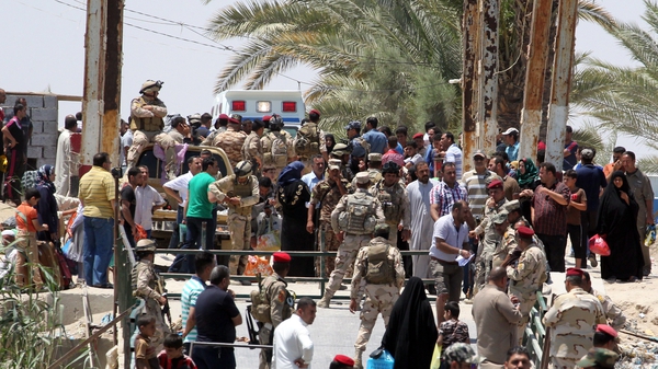 Residents flee from Ramadi as IS forces take hold of the capital of Iraq's western Anbar province
