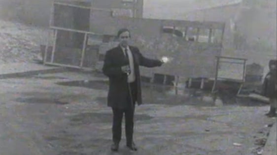 RTÉ News reporter, Martin Wallace, reports from Stormont on the Cameron Report debate on 1 October, 1969.