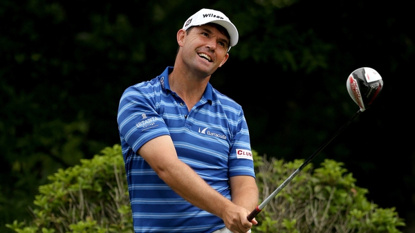 Padraig Harrington is suffering from a shoulder injury
