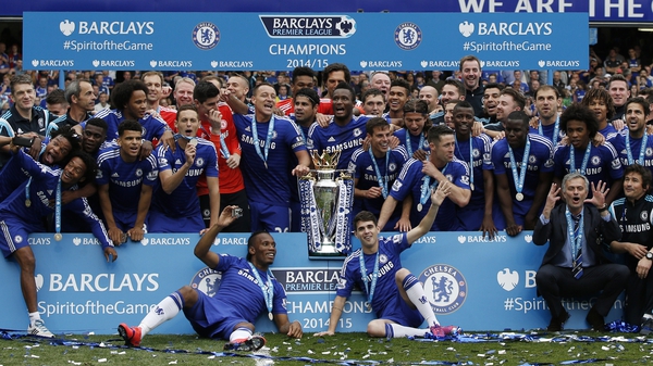 Chelsea lifted their Premier League title after their 3-1 win over Sunderland