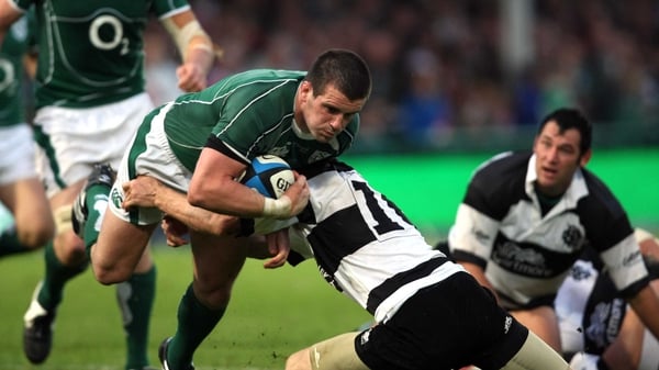 Shane Jennings has previously played for Ireland against the Barbarians back in 2008