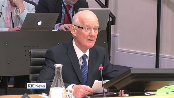 Patrick Neary is facing questions from members of the banking committee
