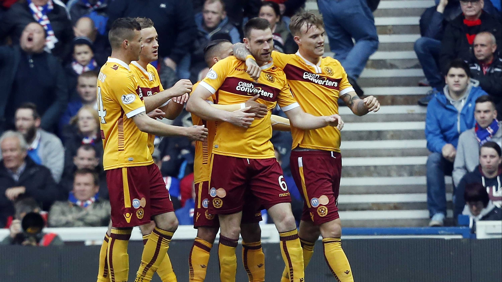 Motherwell record resounding win over Rangers