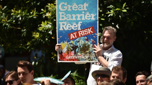 Greenpeace says the reef is in danger