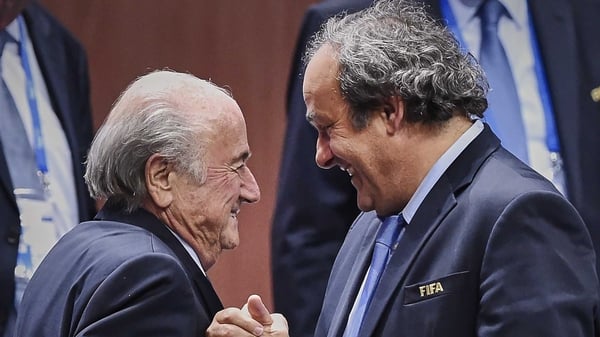 Sepp Blatter and Michel Platini are both banned from football
