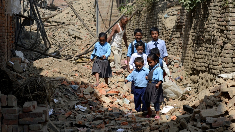 Schools Reopen In Nepal Following Earthquake