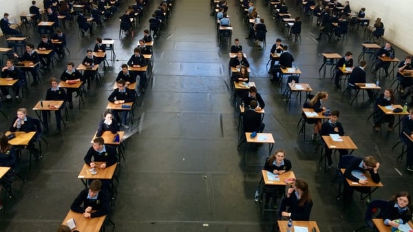 Students have been urged to take care of themselves - as pupils of Maynooth Post Primary School begin the exams