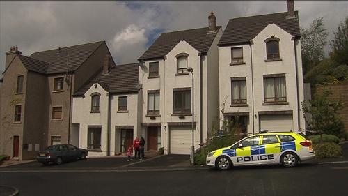 Police are investigating the sudden deaths of a man and a woman in Co Antrim