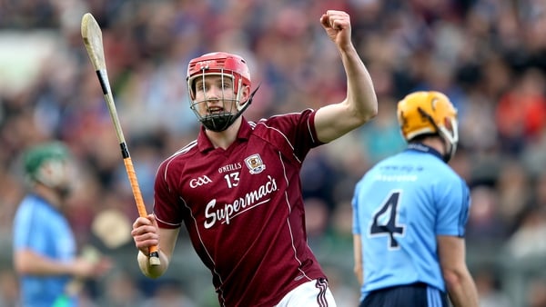 Galway’s Cathal Mannion celebrates scoring his side's second goal