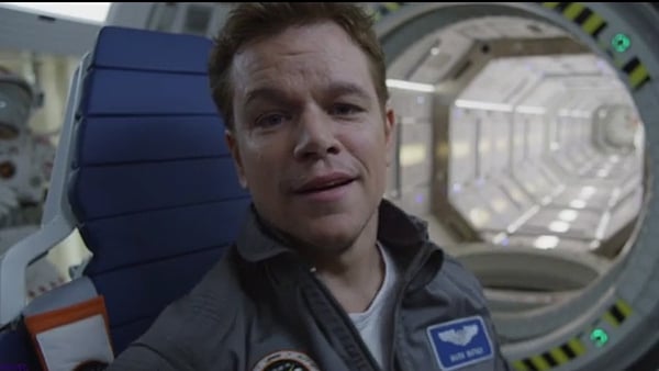 Damon - Joined in The Martian by Jessica Chastain, Sean Bean and Kate Mara