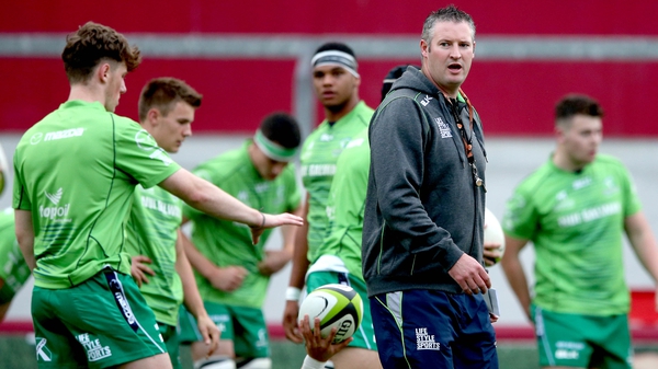 Jimmy Duffy trains the Connacht Under-20s last year