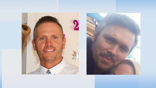 Alan Harris (L) died and his brother Stephen (R) is in a critical condition