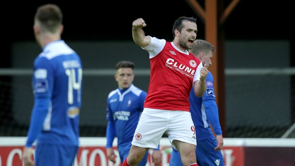 Christy Fagan jumps for joy after scoring