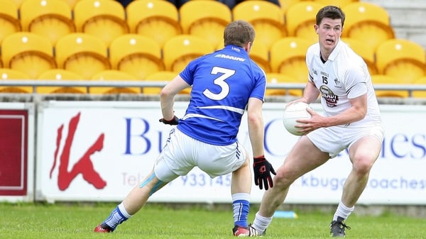 Kildare's Padraig Fogarty in action against Mark Timmons of Laois