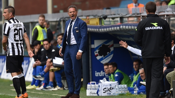 Sampdoria finished seventh under Sinisa Mihajlovic