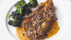 Neven Maguire's Steak with Roasted Peppercorn Sauce