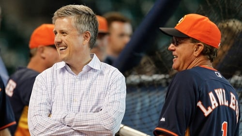 Jeff Luhnow (left) is said to be the target of the breach