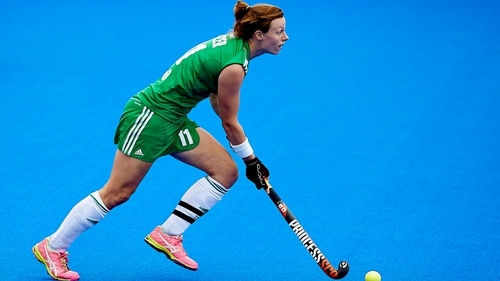 Megan Frazer was on the score sheet for Ireland