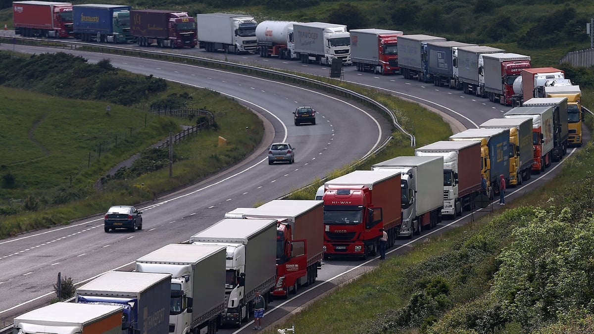 Irish truck drivers warn migrants stowing away at Calais Morning