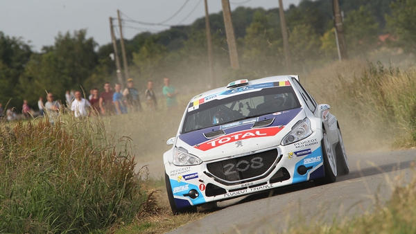 Craig Breen picked up a puncture on stage four