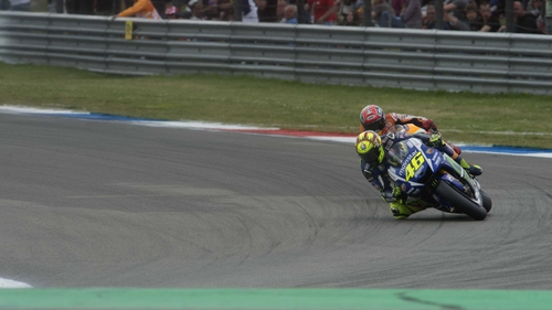 Valentino Rossi holds off Marc Marquez to win at Assen