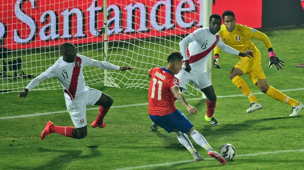 Eduardo Vargas bagged a brace to book Chile's spot in the final