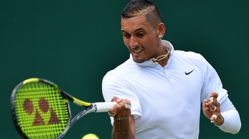 There's no lost love between Kyrgios (above) and Nadal.