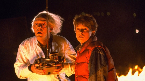 Back to the Future stars Christopher Lloyd and Michael J Fox