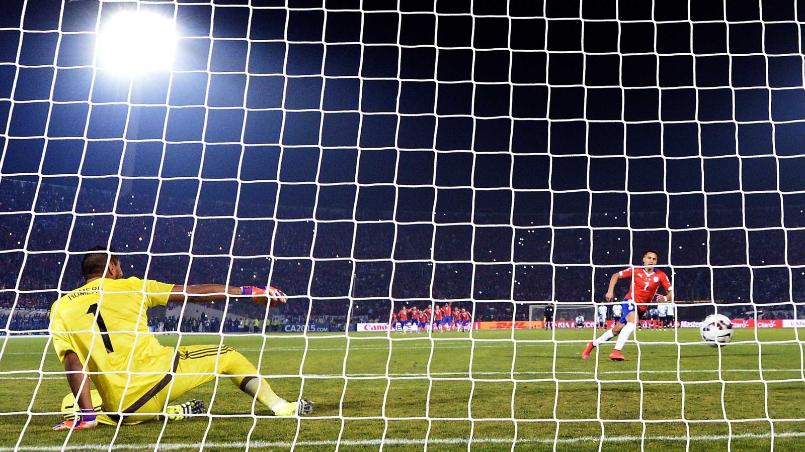 Matías Fernández took the perfect penalty to win Copa America